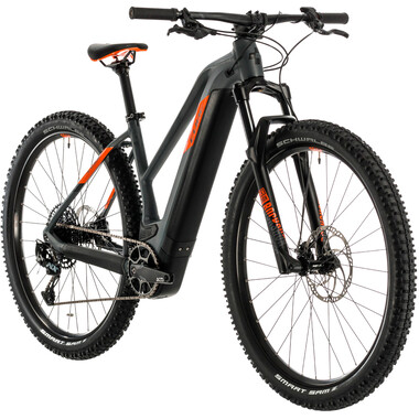 Mountain Bike eléctrica CUBE REACTION HYBRID SL 625 TRAPEZ 29" Mujer Gris/Naranja 2020 0